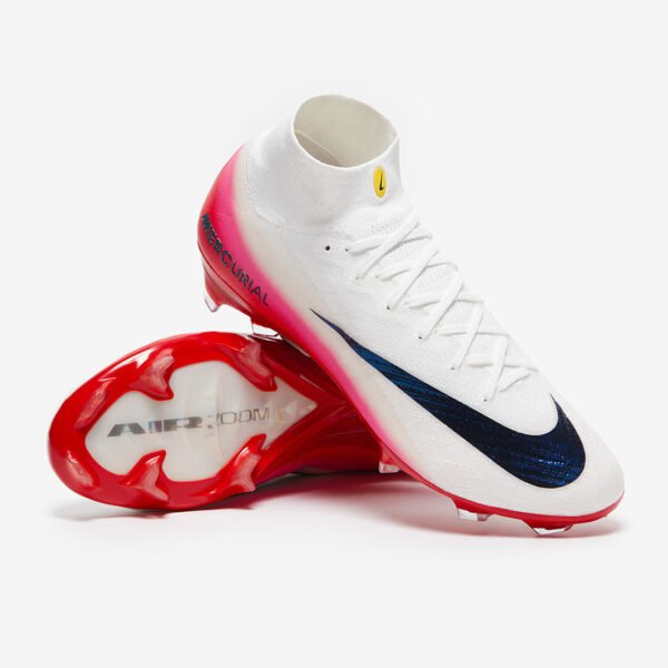 Nike Air Zoom Mercurial Superfly X Elite FG – White & Red