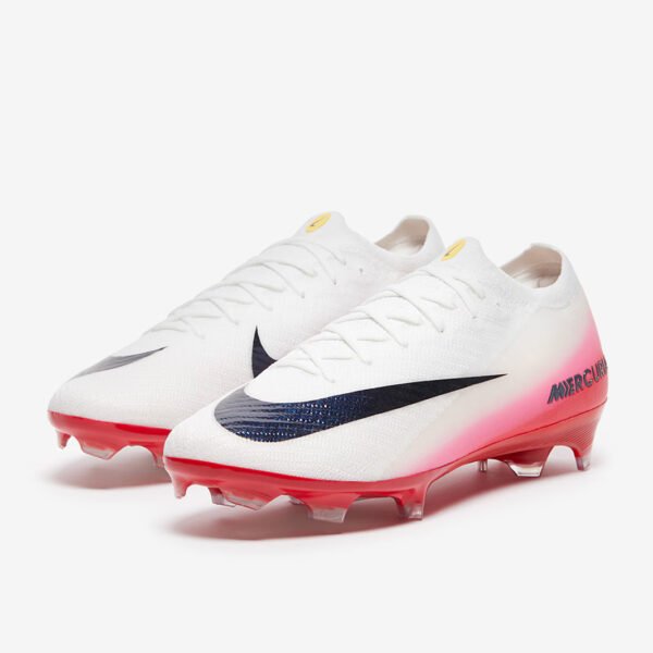 Nike Air Zoom Mercurial Vapor XVI Elite FG white & red – Image 3